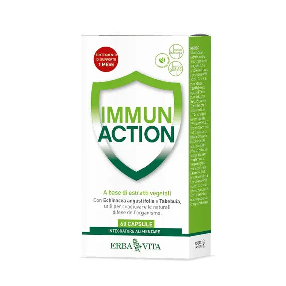 Immun Action Integratore Alimentare per le Difese Immunitarie 60 Capsule | Acquista Online su Farmaclick