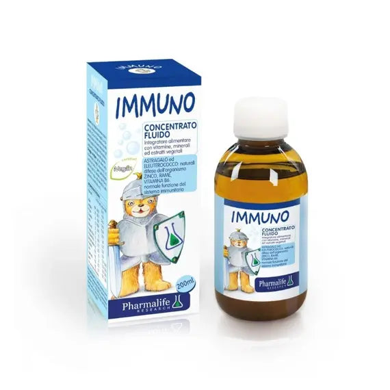 Pharmalife Immuno Concentrato Fluido Integratore per le Difese Immunitarie dei Bambini 200 Ml | Acquista Online su Farmaclick