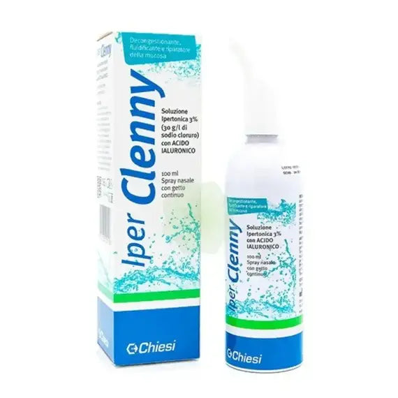 Iper Clenny Spray Nasale Erogazione Continua Soluzione Ipertonica con Acido Ialuronico 100 Ml | Acquista Online su Farmaclick
