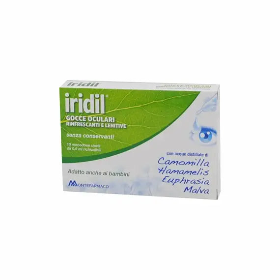 Gocce Oculari Iridil 10 Ampolle Monodose Richiudibili 0,5 Ml | Acquista Online su Farmaclick