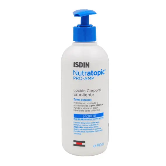 Isdin Nutratopic Pro-amp Lozione Corpo Emolliente Pelle Atopica 400 Ml | Acquista Online su Farmaclick
