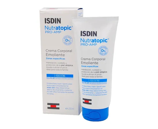 Isdin Nutratopic Pro-Amp Körperemulsion für atopische Haut 200 ml