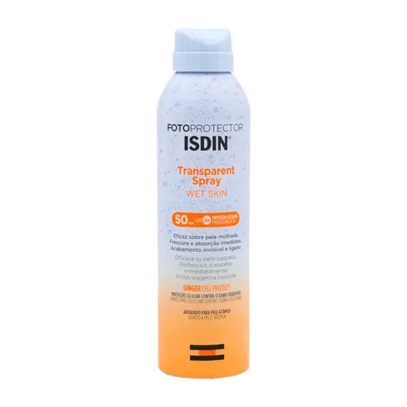 Isdin Transparent Spray Wet Skin Spf50 250 Ml | Acquista Online su Farmaclick