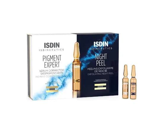Isdin Isdinceutics Routine Giorno E Notte  Pigment Expert E Night Peel 10+10 Fiale Da 2 Ml