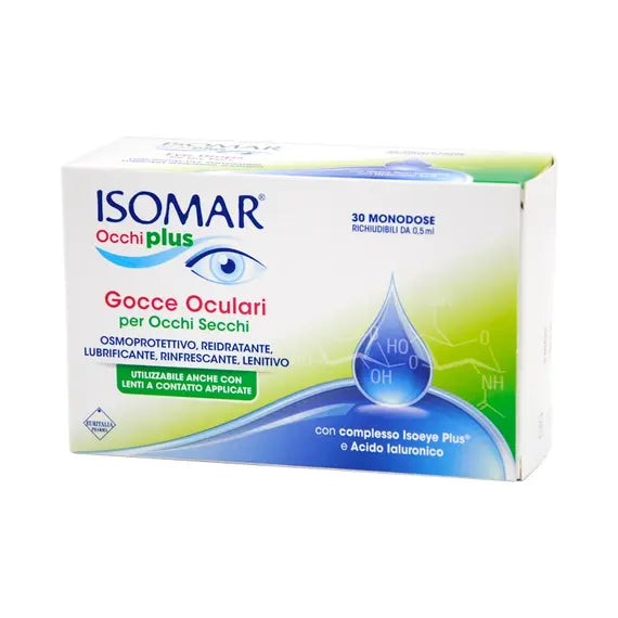Isomar Occhi Plus Gocce Oculari per Occhi Secchi 30 Monodosi | Acquista Online su Farmaclick