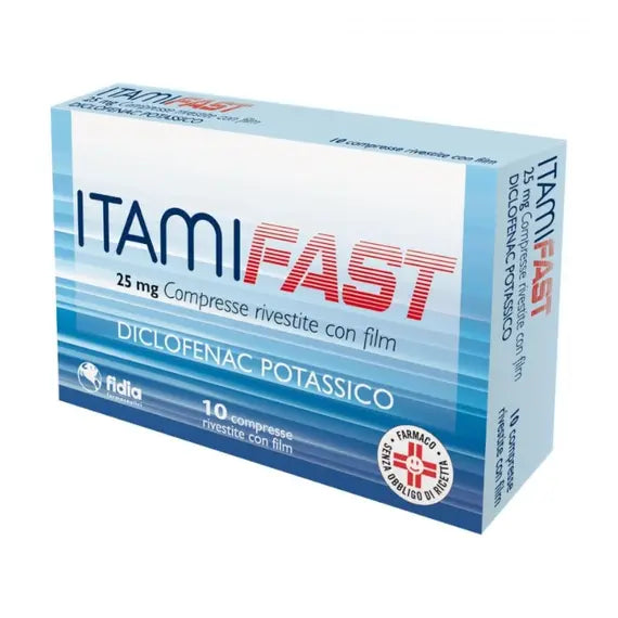 Itamifast 10 Compresse Rivestite 25mg | Acquista Online su Farmaclick