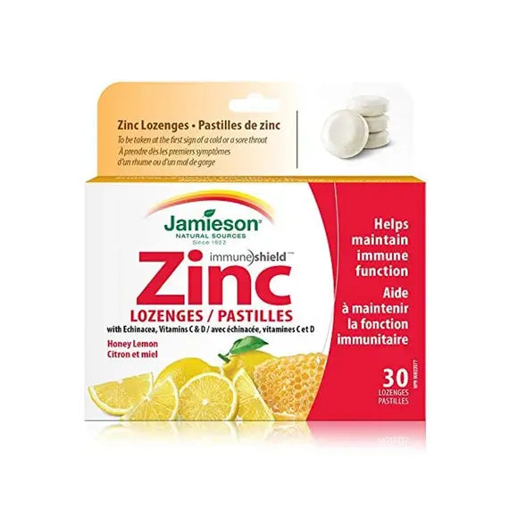 Jamieson Zinc Lozenges 30 Compresse Masticabili | Acquista Online su Farmaclick