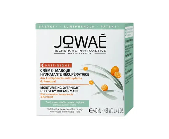 Jowaé Regenerierende Feuchtigkeitscreme-Maske Nacht 40 ml