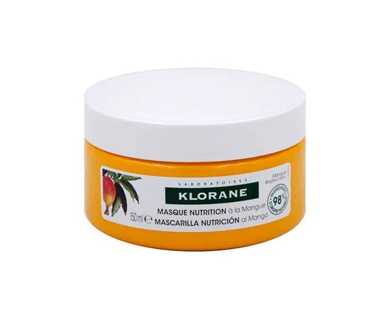 Klorane Nährende Mangomaske für trockenes Haar 150 ml