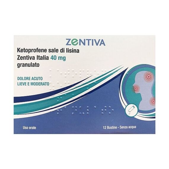 Ketoprofene Sale di Lisina 12 Bustine | Acquista Online su Farmaclick