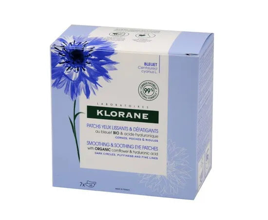 Klorane Glättende & Anti-Müdigkeit Augen-Pads 7 Paar Pads