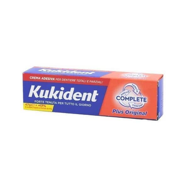 Kukident Complete Plus Original Crema Adesiva per Dentiere 47 G | Acquista Online su Farmaclick