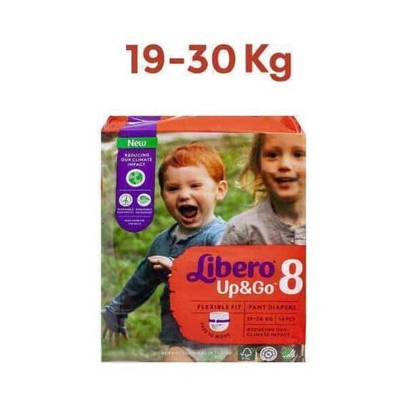 Pannolini a Mutandina Libero Up & Go 8 19-30kg 14 Pannolini | Acquista Online su Farmaclick