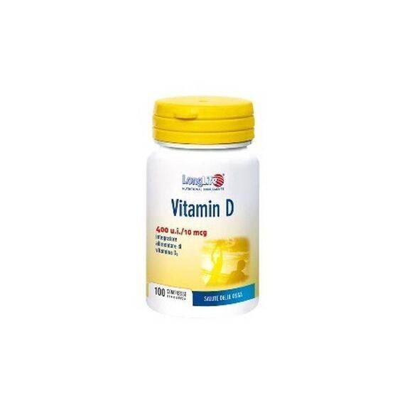 Long Life Vitamin D Integratore per le Ossa 100 Compresse | Acquista Online su Farmaclick