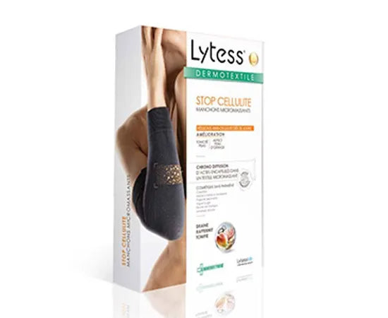 Lytess Ärmel Schwarz Stop Cellulite 2 Ärmel