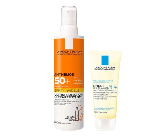 La Roche Posay Solari Anthelios Spf 50+ 200 Ml + Lipikar Olio Detergente Ap+ Anti Arrossamento 100 Ml