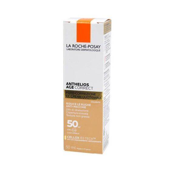 La Roche Posay Anthelios Age Correct Crema Colorata Anti Etã Spf50 50 Ml | Acquista Online su Farmaclick