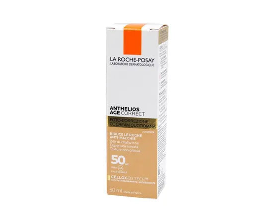 La Roche Posay Anthelios Age Correct Crema Colorata Anti Età Spf50 50 Ml