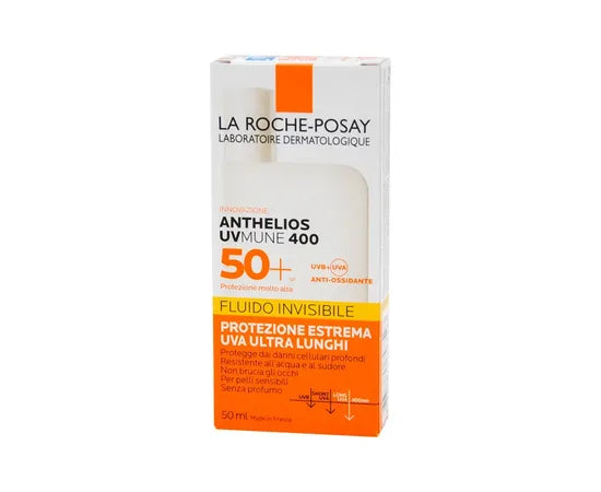 La Roche Posay Anthelios Fluido Invisibile Uvmune 400 Spf50+ Senza Profumo 50 Ml