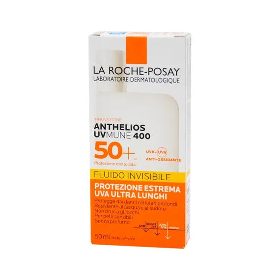 La Roche Posay Anthelios Fluido Invisibile Uvmune 400 Spf50+ Senza Profumo 50 Ml | Acquista Online su Farmaclick
