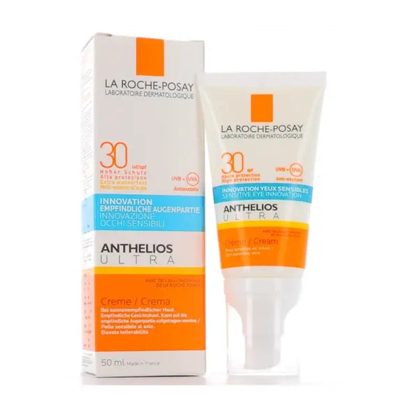 La Roche Posay Anthelios Ultra Spf 30+ Crema Innovazione Occhi Sensibili Anti Pizzicore 50 Ml | Acquista Online su Farmaclick