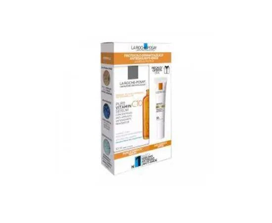 La Roche Posay Protocollo Illuminante Pure Vitamin C10 da 30 ml + Anthelios Age Correct da 15 ml in Omaggio