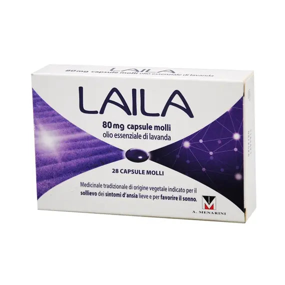 Laila per Problemi di Ansia e Sonno 28 Capsule Molli | Acquista Online su Farmaclick