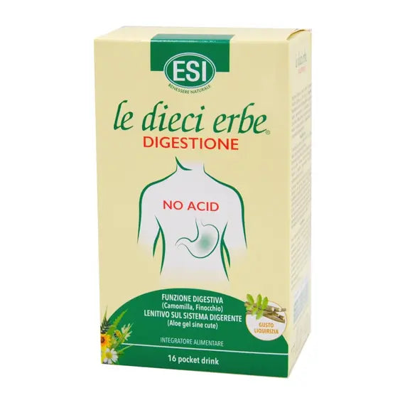 Esi le Dieci Erbe Digestion Integratore Alimentare per la Funzione Digestiva 16 Drink | Acquista Online su Farmaclick
