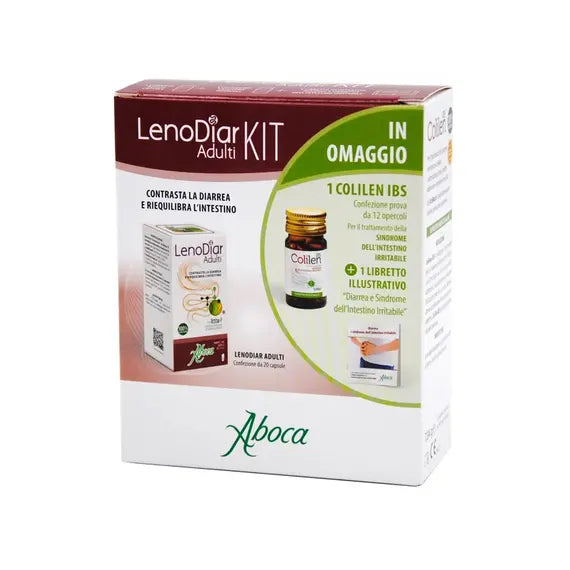 Lenodiar Adulti Kit 20 Capsule + Campione Colilen Ibs 12 Opercoli | Acquista Online su Farmaclick