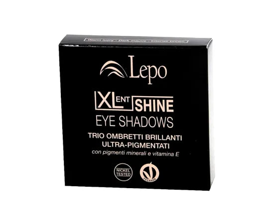 Lepo Xlent Shine Eye Shadows Trio Ombretti Brillanti