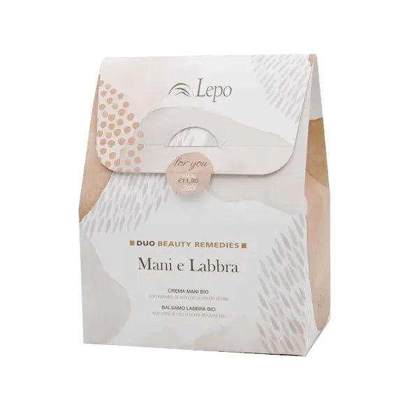 Lepo Duo Beauty Remedies Crema Mani Bio 75 Ml + Balsamo Labbra Bio 5,5 Ml | Acquista Online su Farmaclick