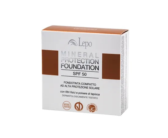 Mineral Protection Foundation Spf 50 Medio Scuro Lepo 9 Grammi