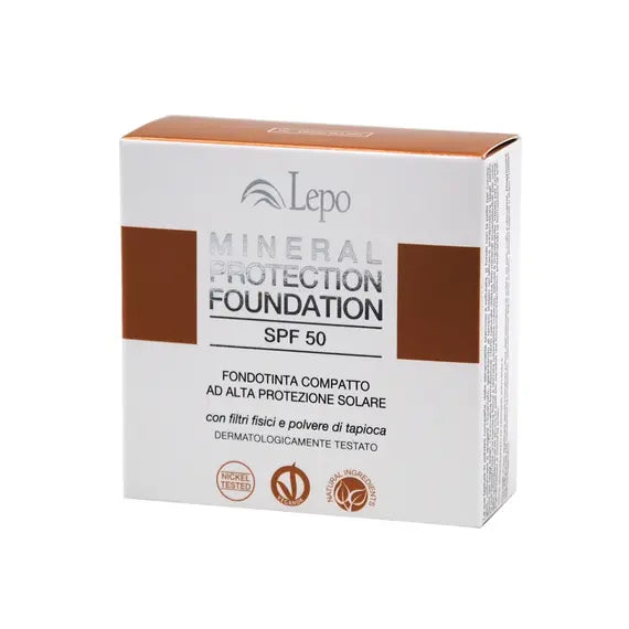 Lepo Mineral Protection Foundation Spf 50 Medio Scuro 9g | Acquista Online su Farmaclick