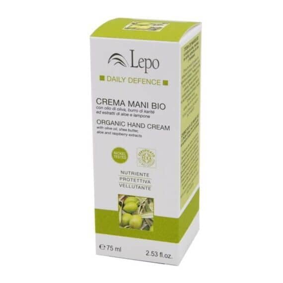 Lepo Crema Mani Bio con Olio di Oliva e Burro di Karitã¨ 75ml | Acquista Online su Farmaclick