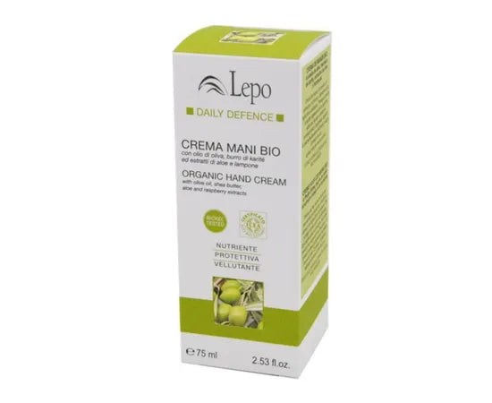 Lepo Crema Mani Bio Con Olio Di Oliva E Burro Di Karitè 75Ml