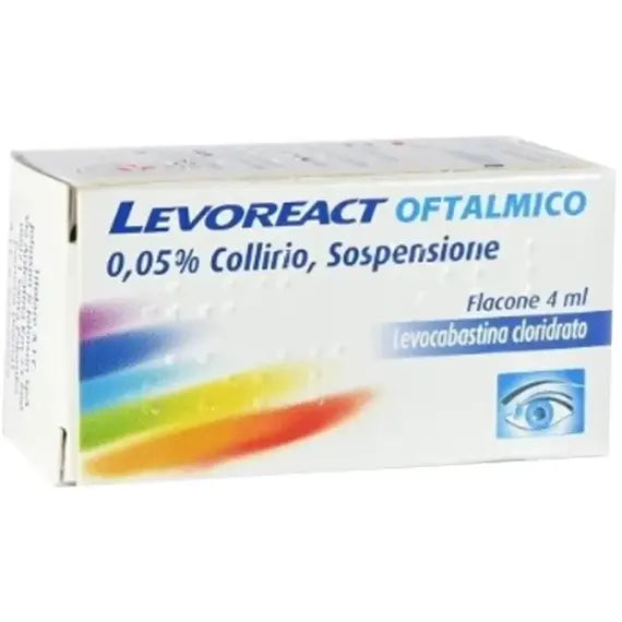 Levoreact Ofta Collirio 0,5mg/ml Flacone 4ml | Acquista Online su Farmaclick