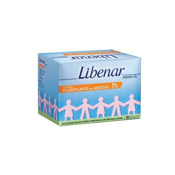 Libenar Aerosol 3% Soluzione Ipertonica 30 Flaconcini | Acquista Online su Farmaclick