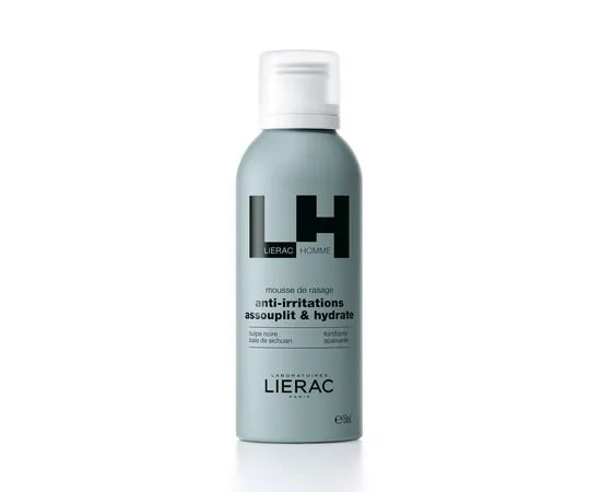 Lierac Homme Mousse Rasatura Anti-Irritazione Idratante Lenitiva 150 Ml