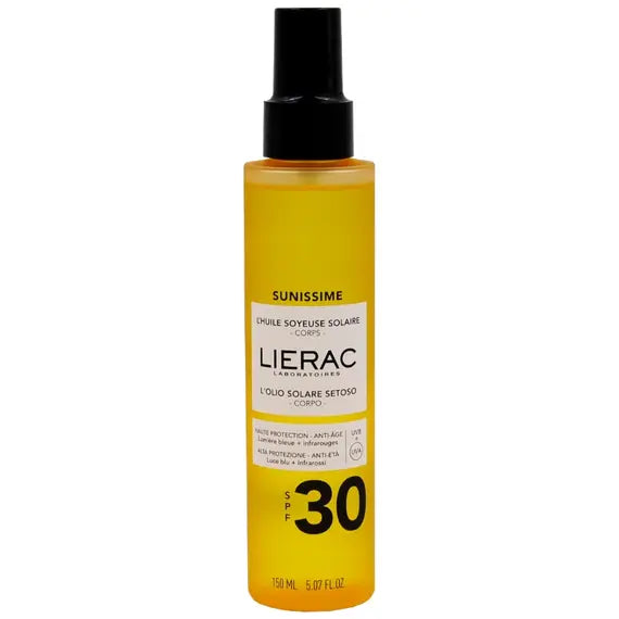 Lierac Sunissime Olio Solare Setoso Corpo Spf 30 150 Ml | Acquista Online su Farmaclick