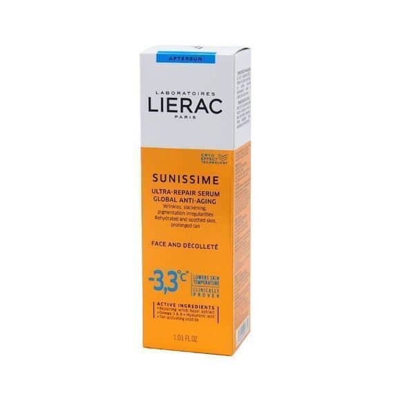 Lierac Sunissime Siero Doposole Ultra Riparatore Anti Etã Globale Viso e Decolletã¨ 30ml Effetto Cryo | Acquista Online su Farmaclick