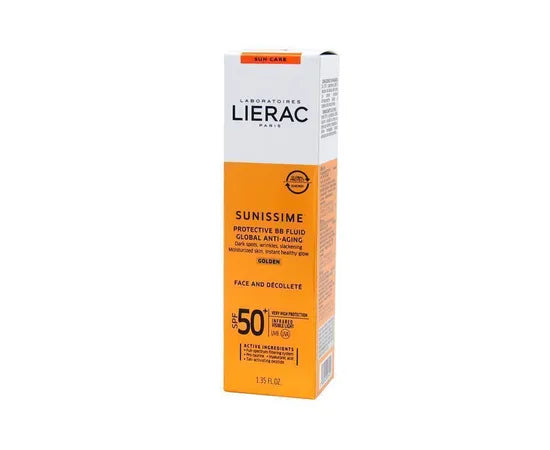 Lierac Sunissime BB-Creme Globaler Anti-Aging Schutz Spf 50+ Getönt Gesicht Und Dekolleté 40 Ml