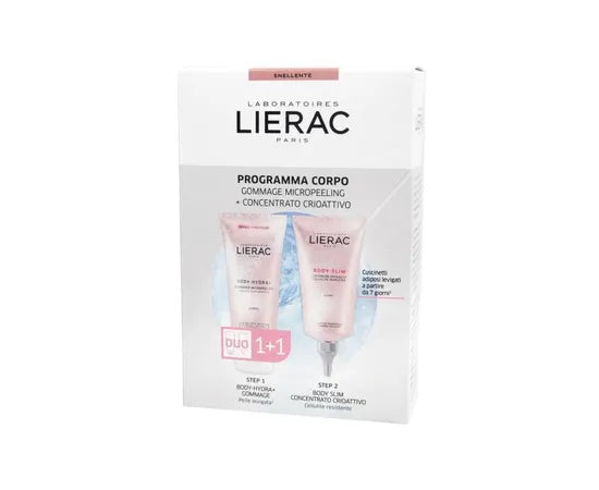 Lierac Körperpflege-Set Peeling 200 ml + Kryoaktives Konzentrat 150 ml
