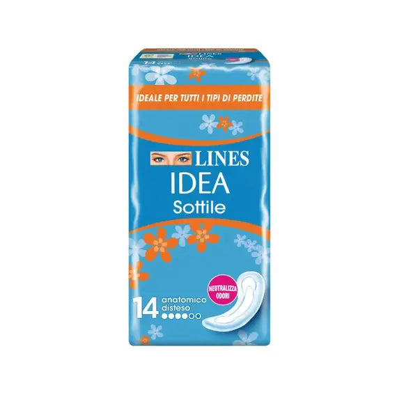 Lines Idea Sottile Disteso Anatomico 14 Pezzi | Acquista Online su Farmaclick