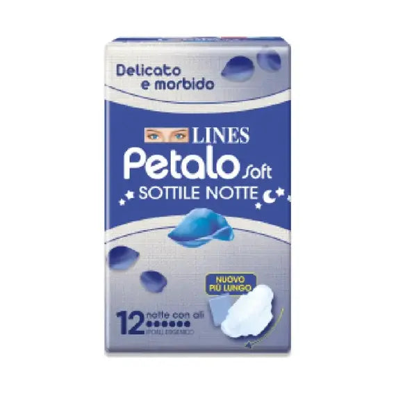 Lines Petalo Soft Notte 12 Pezzi | Acquista Online su Farmaclick