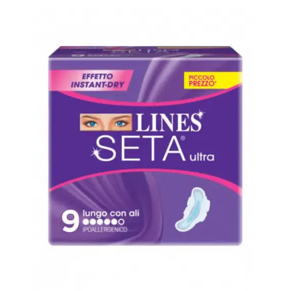 Lines Seta Ultra Lungo 9 Pezzi | Acquista Online su Farmaclick