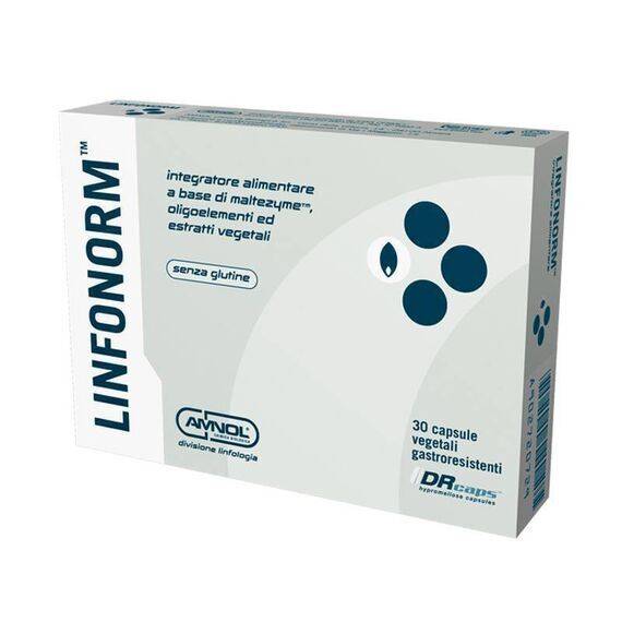 Linfonorm 30 Capsule Vegetali Gastroresistenti | Acquista Online su Farmaclick