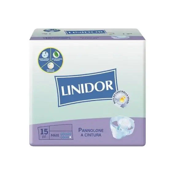 Linidor Pannoloni Cintura Maxi G15 Pezzi | Acquista Online su Farmaclick