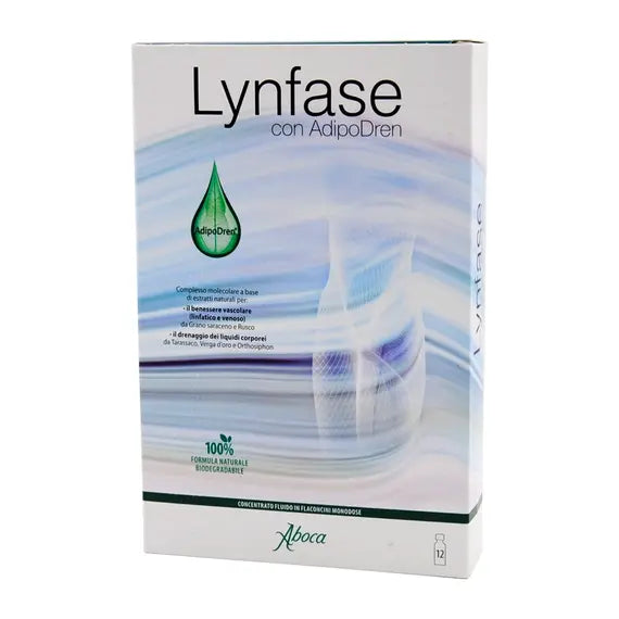 Aboca Fitomagra Lynfase con Adipodren 12 Flaconcini Monodose | Acquista Online su Farmaclick