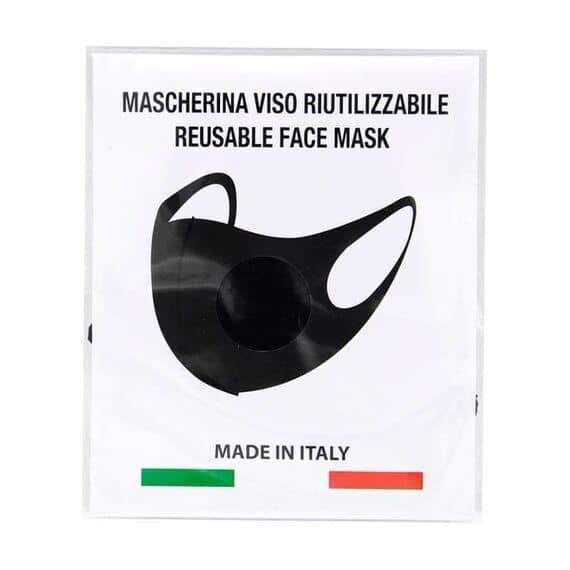 Mascherina Lavabile e Riutilizzabile in Lycra per Adulti Colore Nero | Acquista Online su Farmaclick