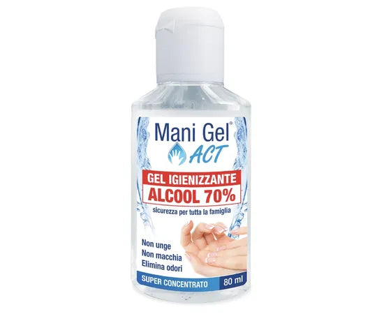 Mani Gel Act Igienizzante Alcoolico Al 70% 80 Ml